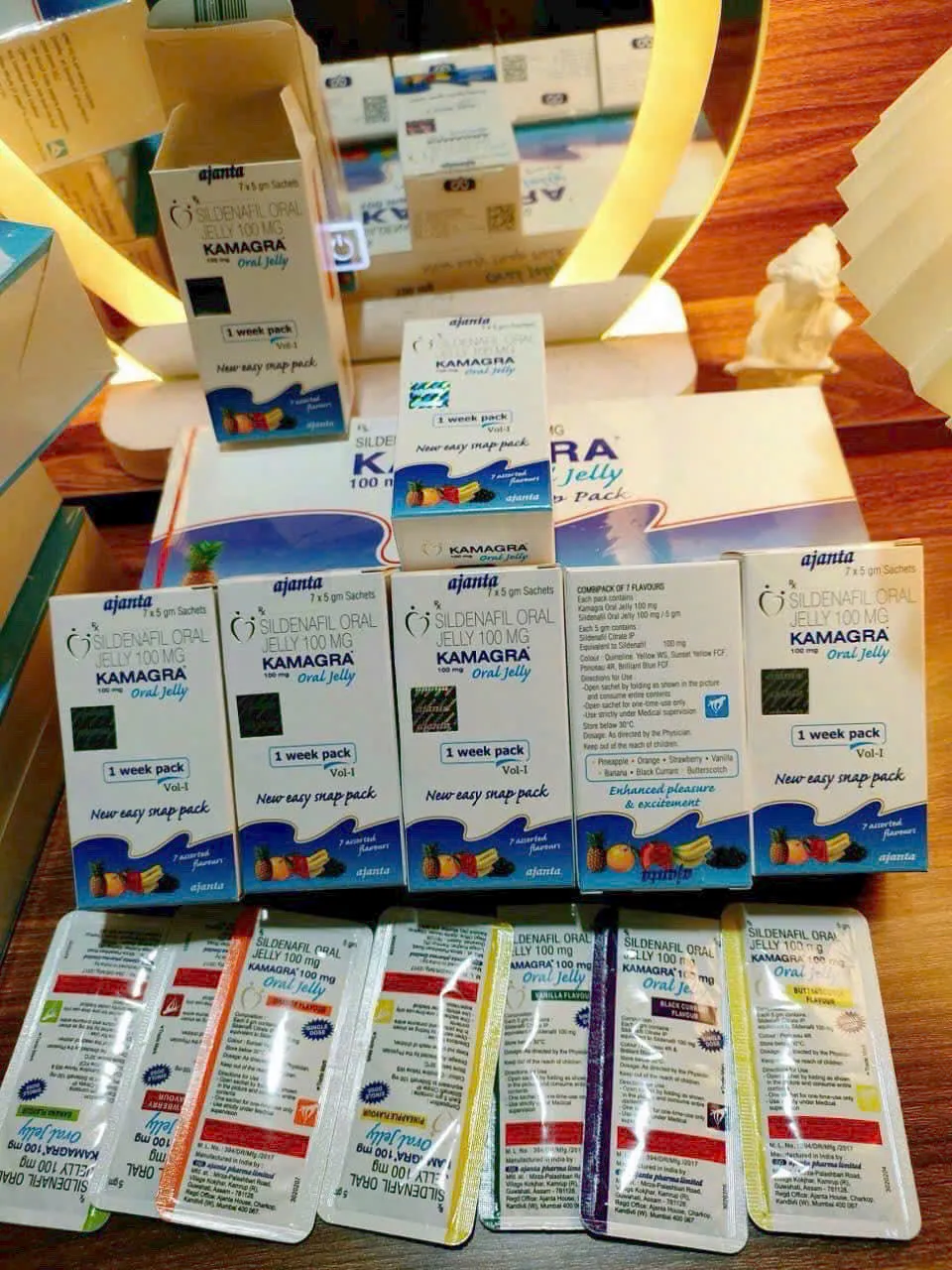 Kamagra Oral Jelly Vol I 100mg – Thạch uống cường dương Sildenafil, hỗ trợ sinh lý nam hiệu quả